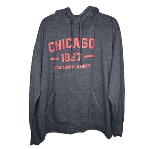 Campus One Spirit Wear Chicago college sweatshirt hoodies grey size 2XL